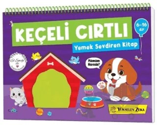 İlk Cırt Cırtlı Keçeli Etkinlik Kitabım - Yemek Sevdiren Kitap (6-16 Ay) – Kolektif – Yükselen Zeka Yayınları kitap kapağı