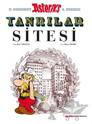 Asteriks Tanrılar Sitesi – Rene Goscinny – Alfa Yayınları kitap kapağı