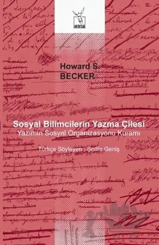 Sosyal Bilimcilerin Yazma Çilesi – Howard S. Becker – Heretik Yayıncılık kitap kapağı