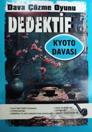 Dedektif Dava Çözme Oyunu - Kyoto Davası – Kolektif – MT Dedektiflik kitap kapağı