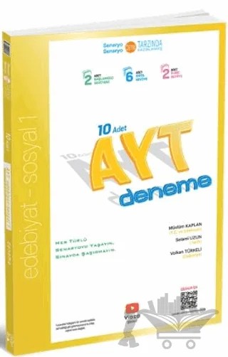 2025 AYT 10'lu Edebiyat Sosyal 1 Denemesi – Selami Uzun, Müslüm Kaplan – Üç Dört Beş Yayınları kitap kapağı