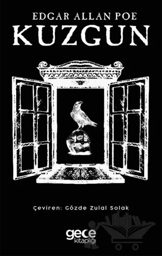 Kuzgun – Edgar Allan Poe – Gece Kitaplığı kitap kapağı