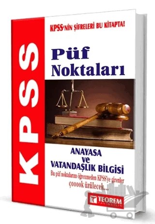 Teorem 2014 KPSS Anayasa ve Vatandaşlık Bilgisi Püf Noktaları – Kolektif – Teorem Yayıncılık kitap kapağı