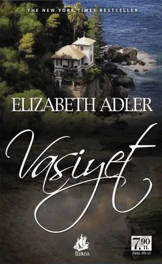 Vasiyet – Elizabeth Adler – İlyada Yayınevi kitap kapağı