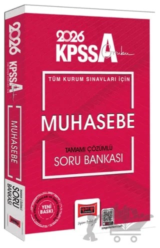 2026 KPSS-A Grubu Tüm Kurum Sınavları İçin Muhasebe Tamamı Çözümlü Soru Bankası – Kolektif – Yargı Yayınevi kitap kapağı