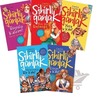 Sihirli Günlük Kitap Seti (5 Kitap Takım) – Carolin Luciani – Mor Kelebek kitap kapağı