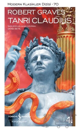 Tanrı Claudius – Robert Graves – İş Bankası Kültür Yayınları kitap kapağı