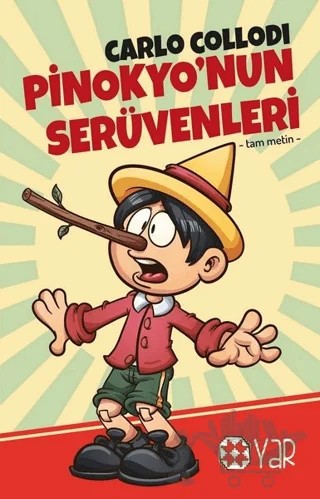 Pinokyo’nun Serüvenleri – Carlo Collodi – Yar Yayınları kitap kapağı