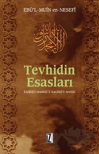Tevhidin Esasları – Ebü'l-Muin en-Nesefi – İz Yayıncılık kitap kapağı