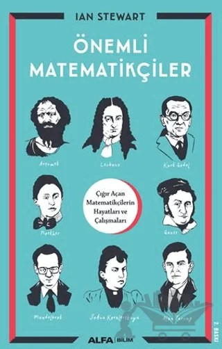 Önemli Matematikçiler – Ian Stewart – Alfa Yayınları kitap kapağı