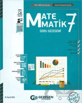 7. Sınıf Matematik Soru Gezegeni – M. Kamil Has – Gezegen Yayıncılık kitap kapağı