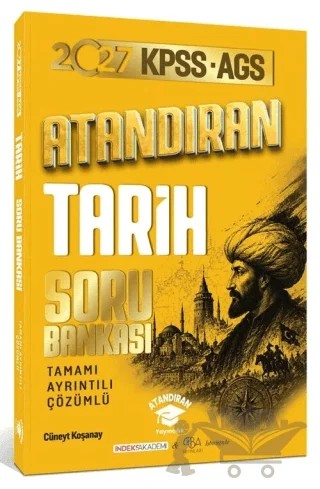 2027 KPSS MEB-AGS Tarih Soru Bankası Çözümlü – Cüneyt Koşanay – Atandıran Yayıncılık kitap kapağı