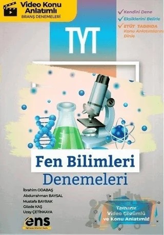 TYT Fen Bilimleri 12 Deneme – Kolektif – ENS Yayınları kitap kapağı