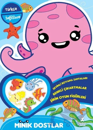 Minik Dostlar - Deniz Altında Boyama Kitabı – Kolektif – Doğan Çocuk kitap kapağı