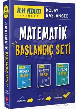 Matematik Başlangıç Seti – Kolektif – İlk Adım Yayınları kitap kapağı