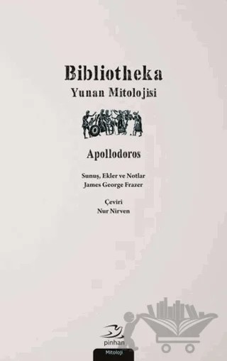 Bibliotheka – Apollodoros, James George Frazer – Pinhan Yayıncılık kitap kapağı
