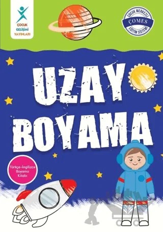Uzay Boyama – Kolektif – Çocuk Gelişimi Yayınları kitap kapağı