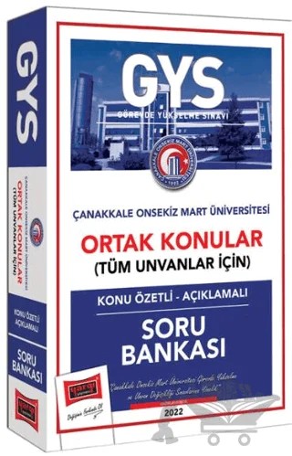 Çanakkale Üniversitesi GYS Konu Özetli Açıklamalı Soru Bankası – Kolektif – Yargı Yayınevi kitap kapağı