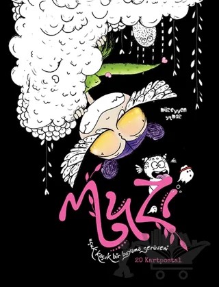 Muzi Kartpostal Boyama Kitabı – Müzeyyen Yılmaz – EDAM kitap kapağı