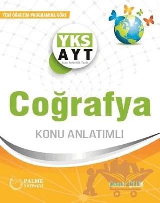 Palme YKS AYT Coğrafya Konu Kitabı – Cemal Çelik – Palme Yayınları kitap kapağı