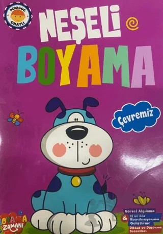Neşeli Boyama - Çevremiz – Fatıma Gülbahar Karaca – Sancak Çocuk kitap kapağı
