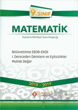 9. Sınıf Matematik Bölünebilme Ebob – Ekok – Kolektif – Sonuç Yayınları kitap kapağı