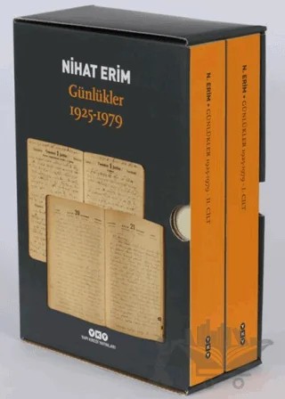 Günlükler 1925-1979 (2 Cilt) – Nihat Erim – Yapı Kredi Yayınları kitap kapağı