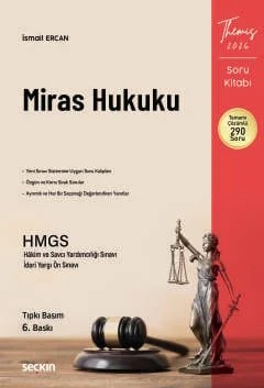 THEMIS – Miras Hukuku Soru Kitabı Tıpkı Basım – İsmail Ercan – Seçkin Yayıncılık kitap kapağı