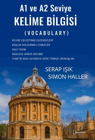 A1 ve A2 Seviye Kelime Bilgisi – Simon Haller, Serap Işık – İkinci Adam Yayınları kitap kapağı