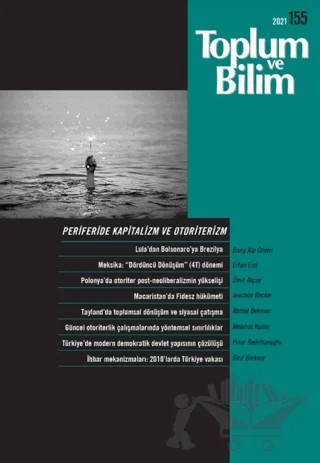 Toplum ve Bilim Dergisi Sayı: 155 – İletişim Yayınevi kitap kapağı