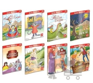 Easy Readers Level 1 - İngilizce Hikayeler 8'li Set – Kolektif – MK Publications kitap kapağı