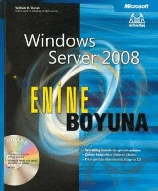 Enine Boyuna Windows Server 2008 – William R. Stanek – Arkadaş Yayınları kitap kapağı