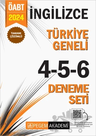 2024 KPSS ÖABT İngilizce Tamamı Çözümlü Türkiye Geneli 4-5-6 (3'lü Deneme Seti) – Kolektif – Pegem Akademi Yayıncılık kitap kapağı