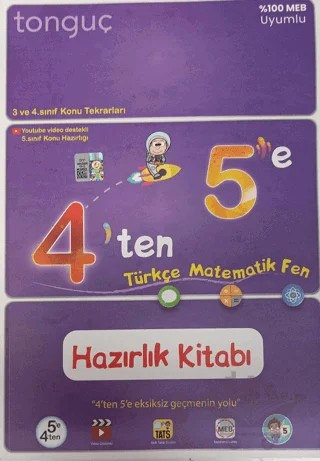 4'ten 5'e Hazırlık Kitabı – Kolektif – Tonguç Akademi kitap kapağı