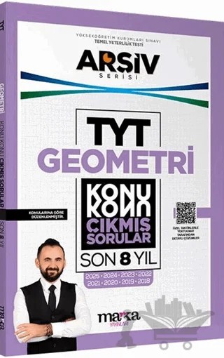 TYT Geometri Konu Konu Son 7 Yıl Çıkmış Sorular – Kolektif – Marka Yayınları kitap kapağı