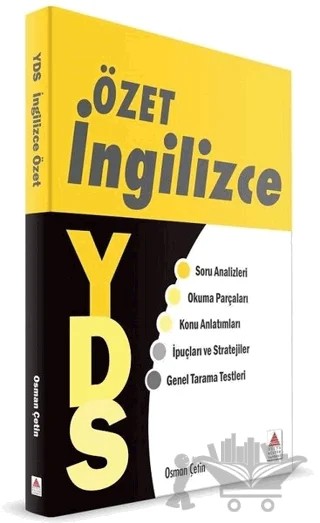 İngilizce YDS Özet – Osman Çetin – Delta Kültür Yayınevi kitap kapağı