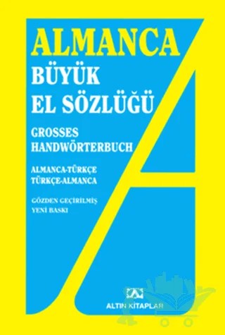 Almanca Büyük El Sözlüğü – Adem Güçer, Mehmet Ali Selçuk – Altın Kitaplar kitap kapağı