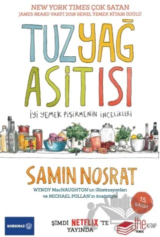 Tuz, Yağ, Asit, Isı – Samin Nosrat – The Kitap kitap kapağı