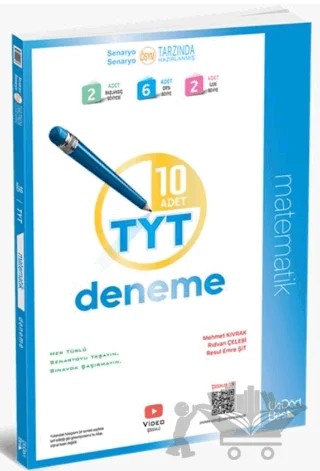 TYT 10’lu Matematik Deneme – Mehmet Kıvrak – Üç Dört Beş Yayınları kitap kapağı