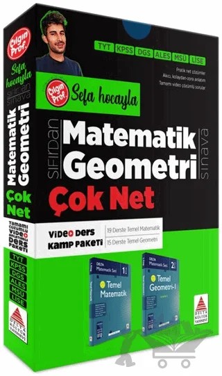 Çok Net Matematik Geometri Sıfırdan Sınava – Sefa Türker, Tuncay Birinci, Yüksel Kargacı – Delta Kültür Yayınevi kitap kapağı