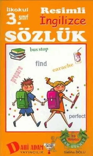 3. Sınıf Resimli İngilizce Sözlük – Sabiha Dolu – Dahi Adam Yayıncılık kitap kapağı