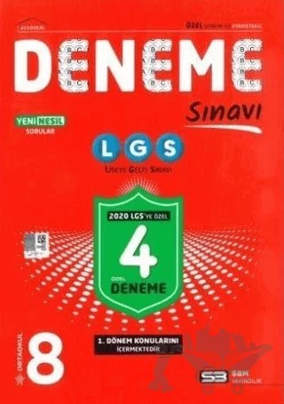 2020 8. Sınıf LGS 1. Dönem Deneme Sınavı – Kolektif – SBM Yayıncılık kitap kapağı