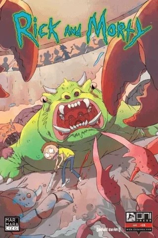 Rick and Morty 15 – Zac Gorman – Marmara Çizgi kitap kapağı