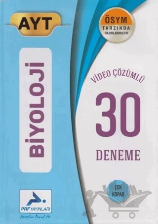 AYT Biyoloji Video Çözümlü 30 Deneme – Kolektif – Paraf Yayınları kitap kapağı