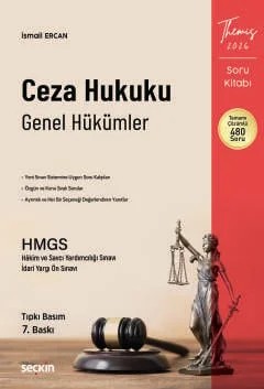 THEMIS – Ceza Hukuku Genel Hükümler Soru Kitabı Tıpkı Basım – İsmail Ercan – Seçkin Yayıncılık kitap kapağı