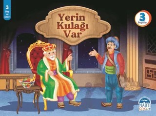 Yerin Kulaği Var - 3 Boyutlu Kitap – Mehmet Orhan – Martı Çocuk Yayınları kitap kapağı