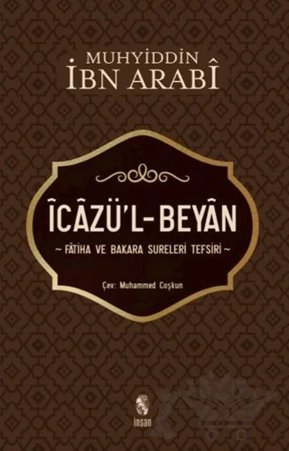 İcazü’l - Beyan – Muhyiddin İbn Arabi – İnsan Yayınları kitap kapağı