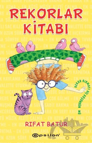 Rekorlar Kitabı – Rıfat Batur – Epsilon Yayınevi kitap kapağı