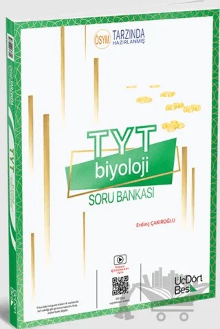 2025 TYT Biyoloji Soru Bankası – Erdinç Çakıroğlu – Üç Dört Beş Yayınları kitap kapağı
