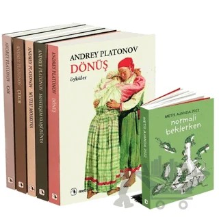 Andrey Platonov Seti 5 Kitap Takım - Metis Ajanda Hediyeli – Andrey Platonov – Metis Yayınları kitap kapağı